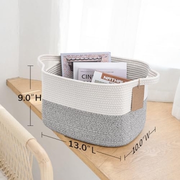 Goodpick Woven Storage Basket for Stylish Home Organization