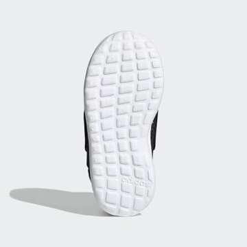 adidas Kids Lite Racer Adapt 4.0 Running Shoe, Black/Black/White, 7 US Unisex Toddler