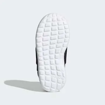 adidas Kids Lite Racer Adapt 4.0 Running Shoe, Black/Black/White, 7 US Unisex Toddler