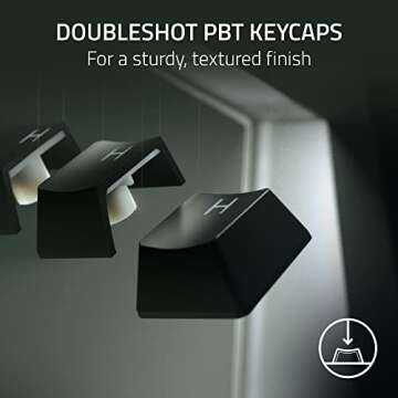 Razer Huntsman V2 TKL Tenkeyless Gaming Keyboard: Fast Linear Optical Switches Gen2 & 8000Hz Polling Rate - Detachable Type-C Cable - PBT Keycaps - Ergonomic Wrist Rest - Quartz Pink