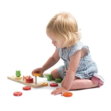 Tender Leaf Counting Carrots Educational Stacking Toy for Toddlers