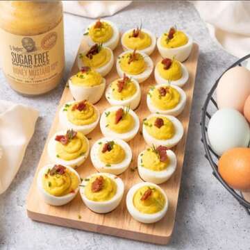 G Hughes Sugar Free, Honey Mustard Dipping Sauce - Sugar Free Honey Mustard, Gluten Free Mustard, Keto Honey Mustard, Low Carb Honey Mustard Dressing, Sugar Free Mustard -18 Oz (3-Pack)