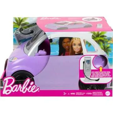 Barbie Electric Vehicle with Charging Station for Kids