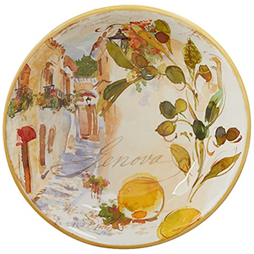 Certified International Piazzette Soup/Pasta Bowls Set of 4