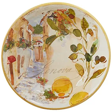 Certified International Piazzette Soup/Pasta Bowls Set of 4