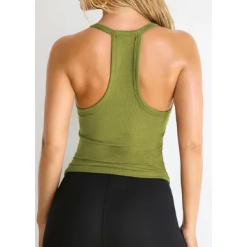 iGENJUN Women's Slim Fit Racerback Tank Top