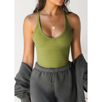 iGENJUN Women's Slim Fit Racerback Tank Top