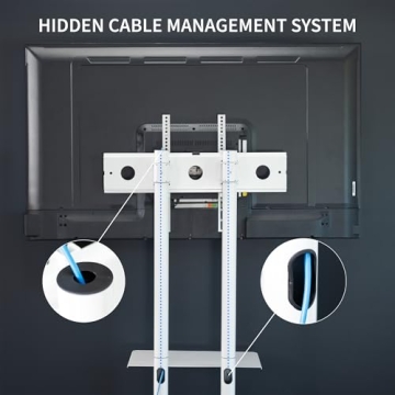 VIVO Mobile TV Cart for 32 to 83 inch Screens Rolling Stand