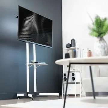 VIVO Mobile TV Cart for 32 to 83 inch Screens Rolling Stand