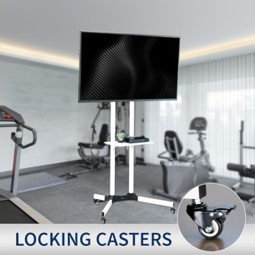 VIVO Mobile TV Cart for 32 to 83 inch Screens Rolling Stand