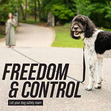 Durable Leash Boss Free Range Long Dog Leash for Training