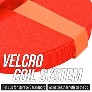 Durable Leash Boss Free Range Long Dog Leash for Training