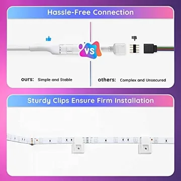 Govee 16.4ft LED Strip Lights with Remote Control