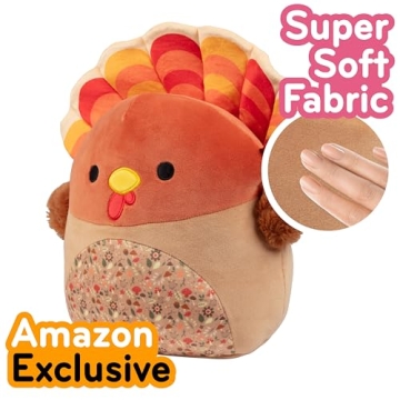 Gobrianna the Turkey Plush by Squishmallows - Adorable 10-Inch Toy