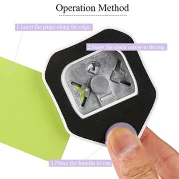 Versatile LOONENG 3-Way Corner Punch for Crafting