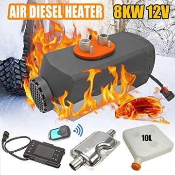 8KW 12V Diesel Air Heater for Trucks RVs Boats & Cars