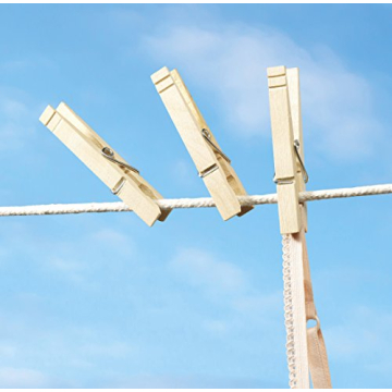 Whitmor Wood Clothespins - Durable & Versatile Solution