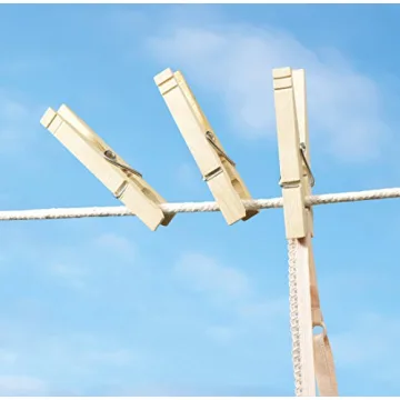 Whitmor Wood Clothespins - Durable & Versatile Solution