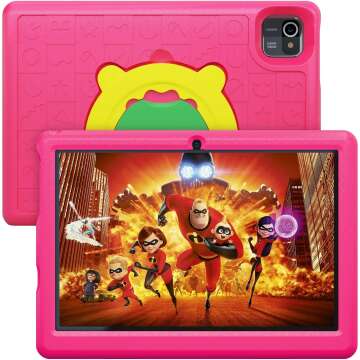AMIAMO Kids Tablet 10 Inch - Android 10.0 Learning Tablet with Parental Control