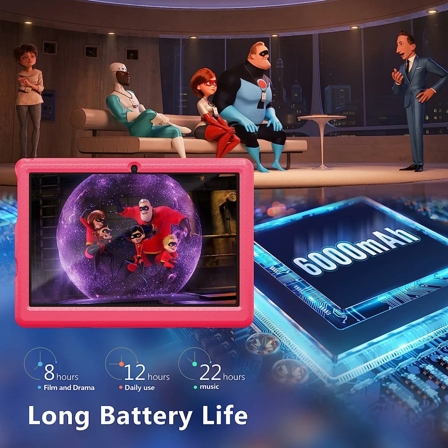 Kids Tablet 10 Inch - Android 10.0 with Parental Control