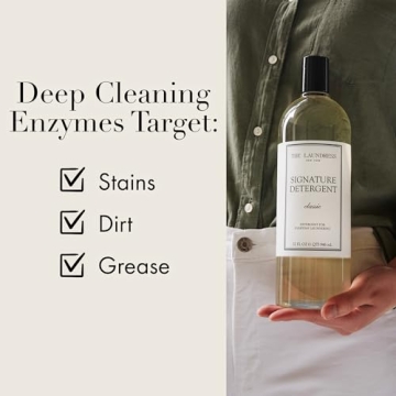 The Laundress Signature Detergent Classic, 32 Fl Oz, Laundry Detergent Liquid, Concentrated, Stain Remover