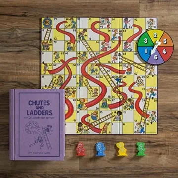 Chutes and Ladders Vintage Bookshelf Edition for All Ages