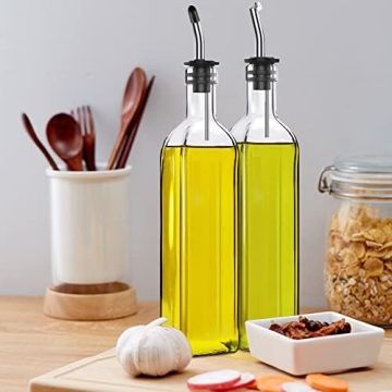 Leaflai Olive Oil Dispenser Set - Stylish & Practical Kitchen Essential