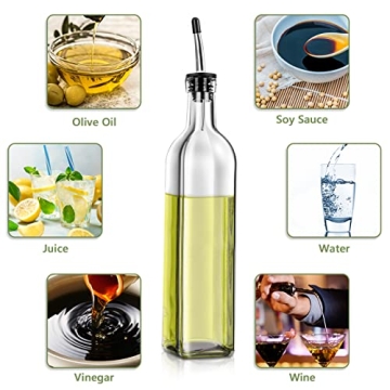 Leaflai Olive Oil Dispenser Set - Stylish & Practical Kitchen Essential