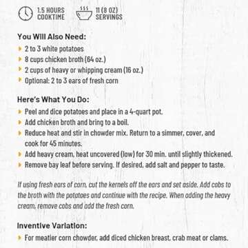 Buy Illinois Prairie Corn Chowder - Hearty Meals 2 pk