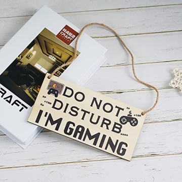Funny Gamer Sign Do Not Disturb I Am Gaming