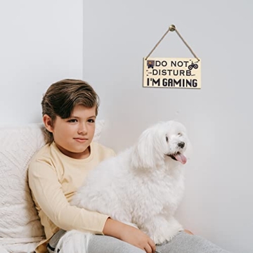 Funny Gamer Sign Do Not Disturb I Am Gaming