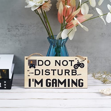 Funny Gamer Sign Do Not Disturb I Am Gaming