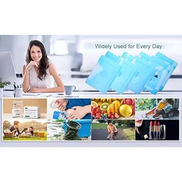 Slim Long Lasting Ice Packs for Lunch Boxes and Coolers