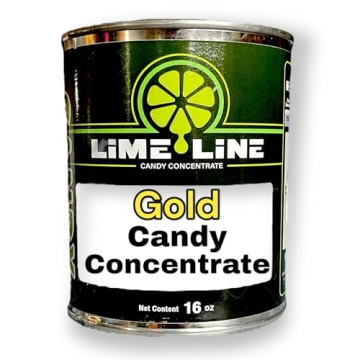 LiME LiNE Transparent Candy Concentrate for Automotive Custom Painting - 16oz Gold Candy