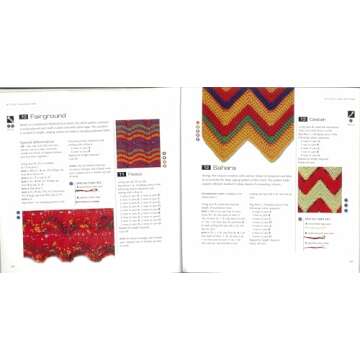 200 Ripple Stitch Patterns for Knitting and Crocheting