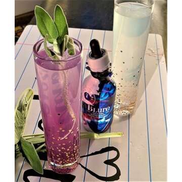 Wild Hibiscus B'Lure Butterfly Pea Flower Extract, 3.4 ounce | Magical Color Change Cocktail Concentrate