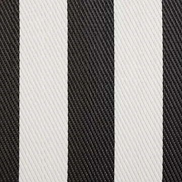 DII Reversible Outdoor Rug, Weather-Resistant Black & White
