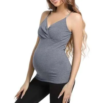 Comfortable Nursing Tank Tops for Mothers - 3 Pack