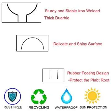 Levery 2 Pack Garden Trellis for Climbing Plants - Durable Support