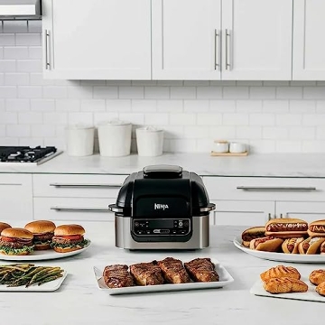 Ninja Foodi Indoor Grill with Air Fryer and Multicooker Features