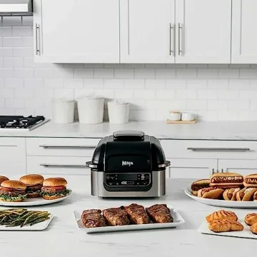 Ninja Foodi Indoor Grill with Air Fryer and Multicooker Features
