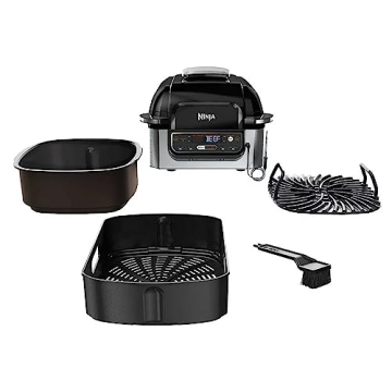 Ninja Foodi Indoor Grill with Air Fryer and Multicooker Features