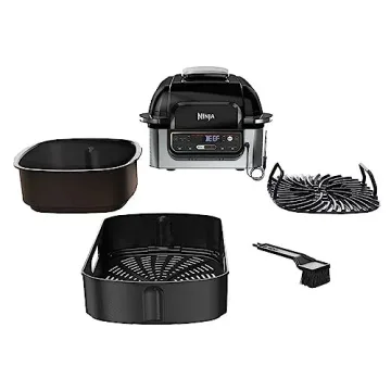 Ninja Foodi Indoor Grill with Air Fryer and Multicooker Features