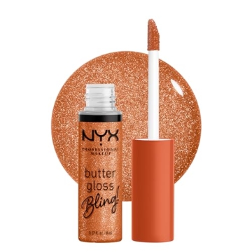 NYX PROFESSIONAL MAKEUP Butter Gloss Bling Lip Gloss – Non Sticky Shiny Vegan Lip Makeup