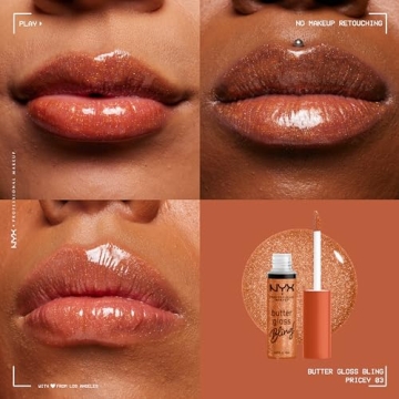 NYX Butter Gloss Bling - Non Sticky Vegan Lip Gloss