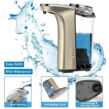 PZOTRUF Touchless Automatic Soap Dispenser - 17oz Capacity