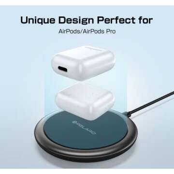 Fast 15W Wireless Charger for Samsung and iPhones