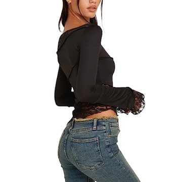 Stylish Women Lace Long Sleeve Shirt for Every Occasion