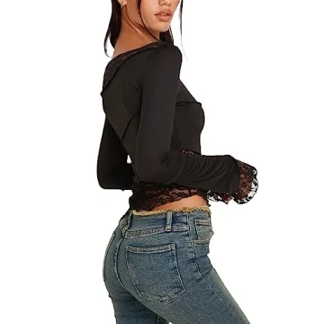 Stylish Women Lace Long Sleeve Shirt for Every Occasion