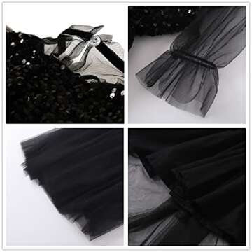 Sequin Tulle Party Dress for Girls & Teens Stylish Sundress